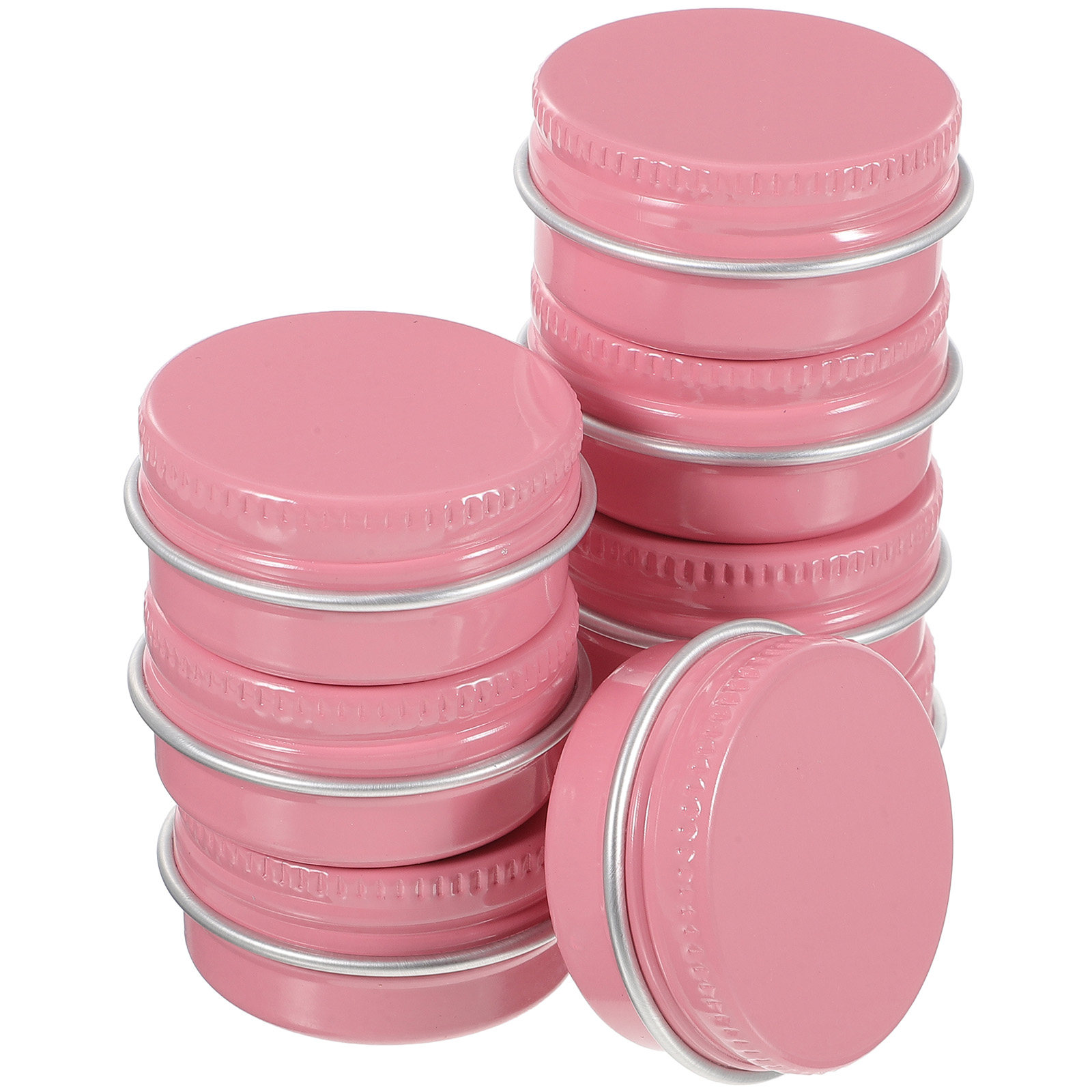 Lip Balm - 8 pièces, petits pots ronds en